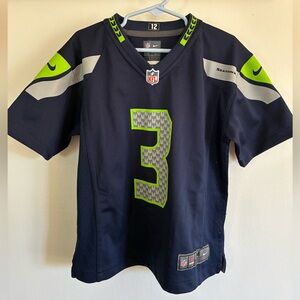 Official NFL Seattle Seahawks jersey, #3 Russell Wilson, kids M